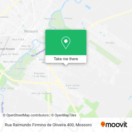 Rua Raimundo Firmino de Oliveira 400 map