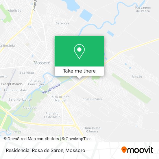 Residencial Rosa de Saron map