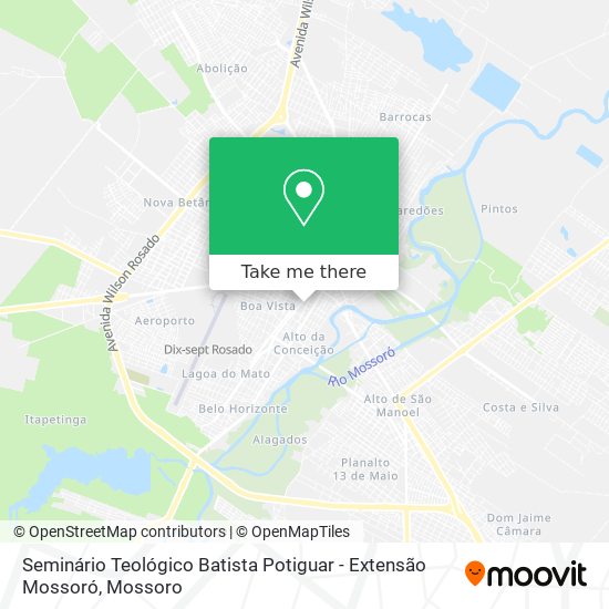 Seminário Teológico Batista Potiguar - Extensão Mossoró map