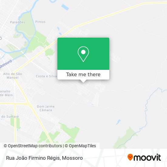 Rua João Firmino Régis map