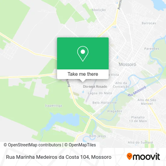 Rua Marinha Medeiros da Costa 104 map