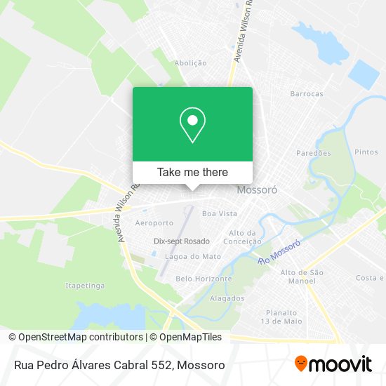 Rua Pedro Álvares Cabral 552 map