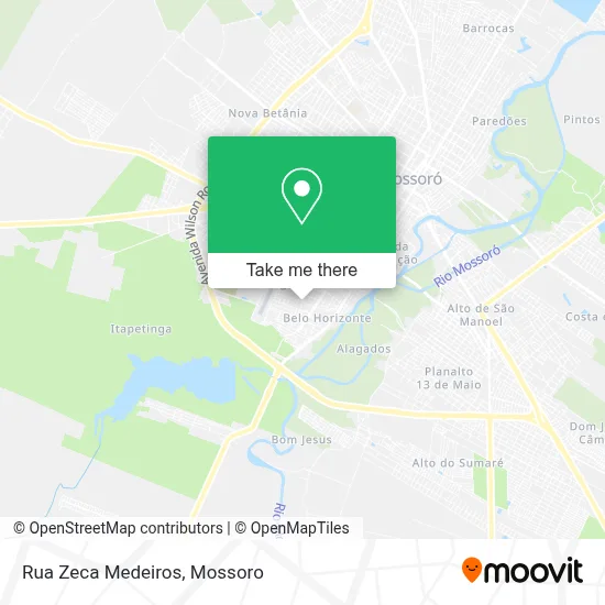 Rua Zeca Medeiros map