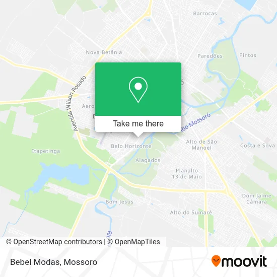 Bebel Modas map