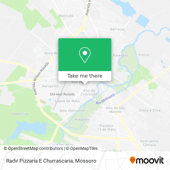 Radir Pizzaria E Churrascaria map