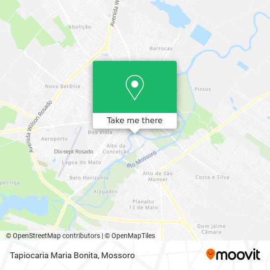 Tapiocaria Maria Bonita map