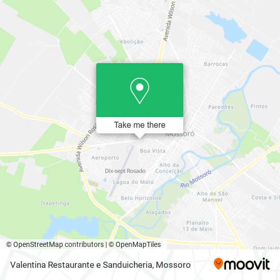 Valentina Restaurante e Sanduicheria map