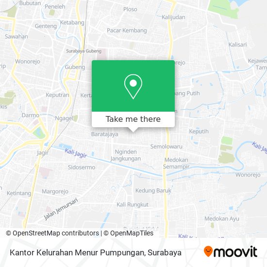 Kantor Kelurahan Menur Pumpungan map