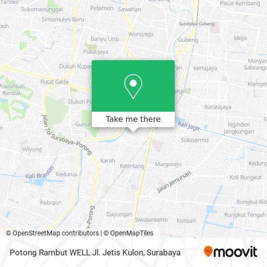 Potong Rambut WELL Jl. Jetis Kulon map