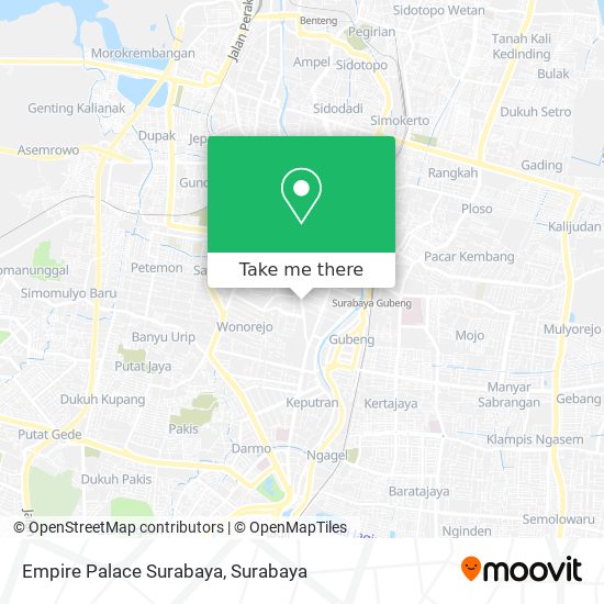 Empire Palace Surabaya map