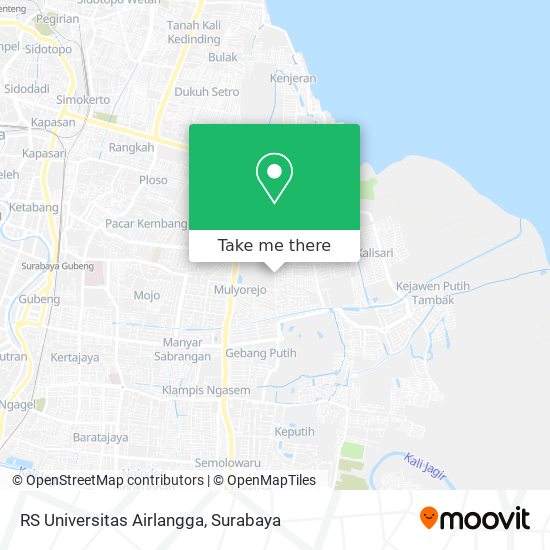 RS Universitas Airlangga map