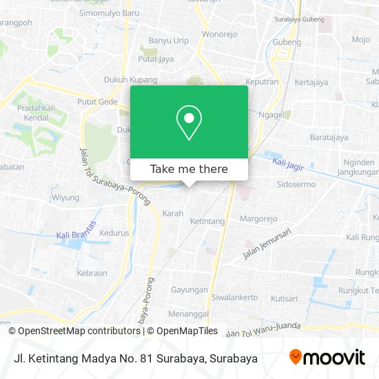 Jl. Ketintang Madya No. 81 Surabaya map