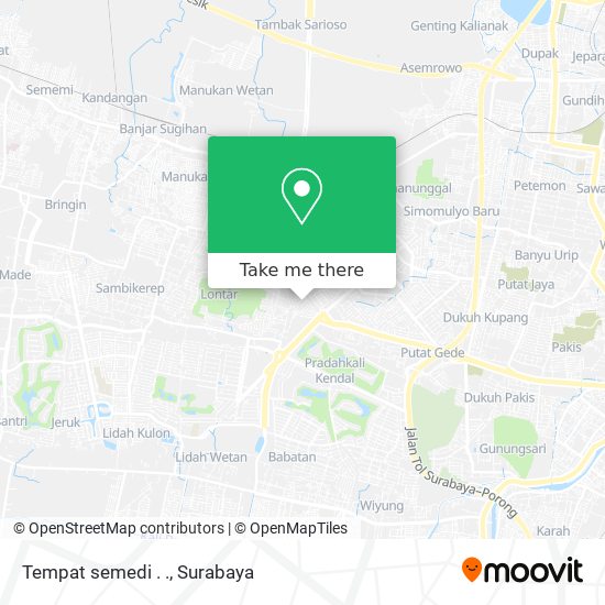 Tempat semedi . . map