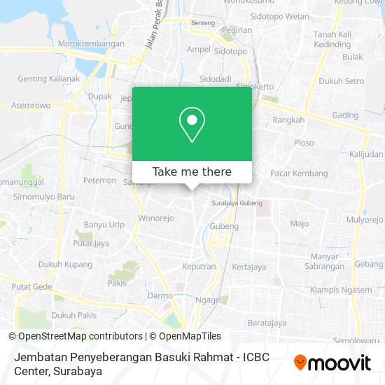 Jembatan Penyeberangan Basuki Rahmat - ICBC Center map