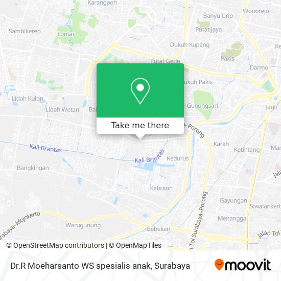 Dr.R Moeharsanto WS spesialis anak map