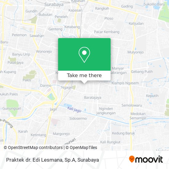 Praktek dr. Edi Lesmana, Sp.A map