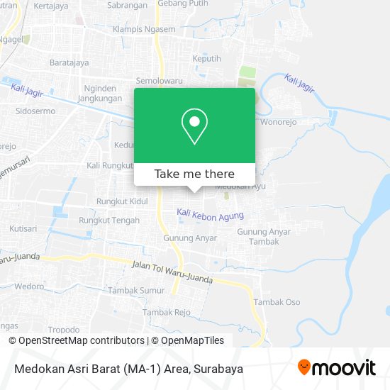 Medokan Asri Barat (MA-1) Area map