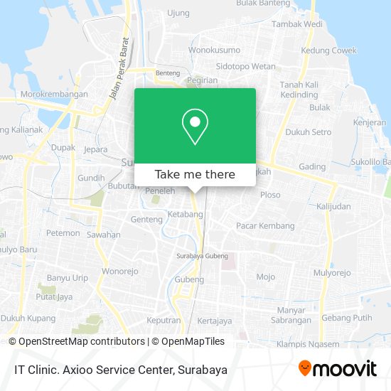 IT Clinic. Axioo Service Center map