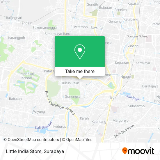 Little India Store map