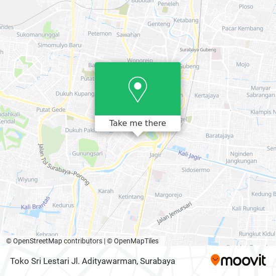Toko Sri Lestari Jl. Adityawarman map
