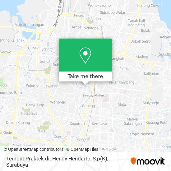 Tempat Praktek dr. Hendy Hendarto, S.p(K) map