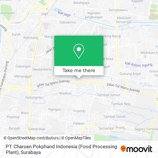 PT. Charoen Pokphand Indonesia (Food Processing Plant) map
