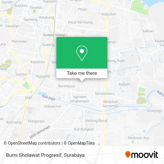 Bumi Sholawat Progresif map