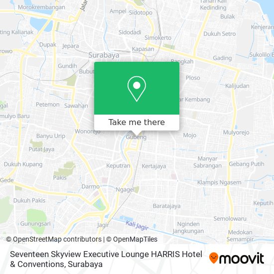 Seventeen Skyview Executive Lounge HARRIS Hotel & Conventions map