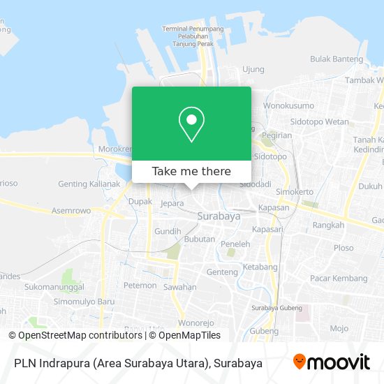 PLN Indrapura (Area Surabaya Utara) map