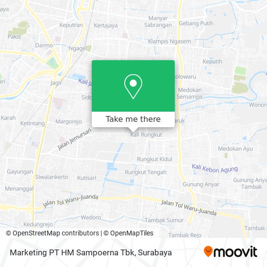 Marketing PT HM Sampoerna Tbk map