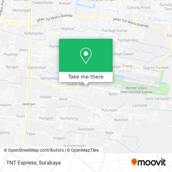 TNT Express map