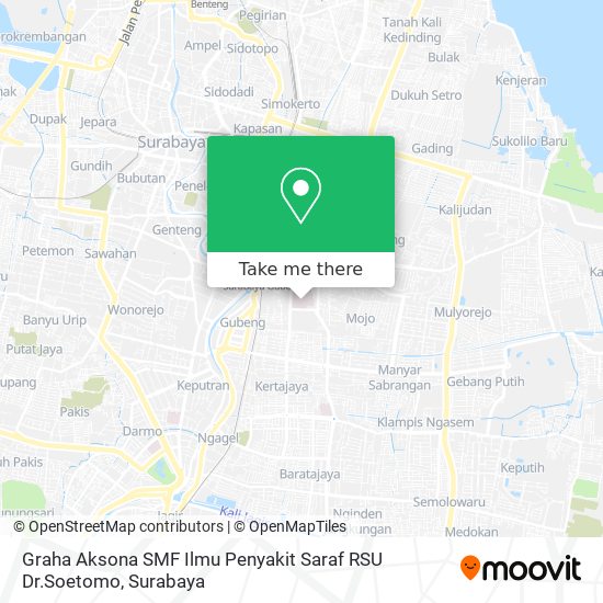 Graha Aksona SMF Ilmu Penyakit Saraf RSU Dr.Soetomo map