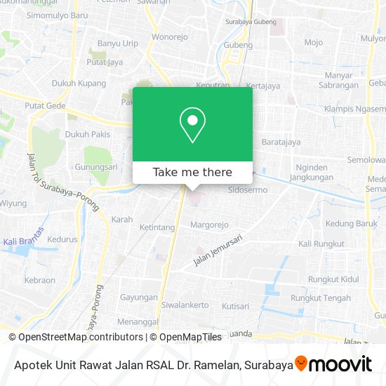 Apotek Unit Rawat Jalan RSAL Dr. Ramelan map