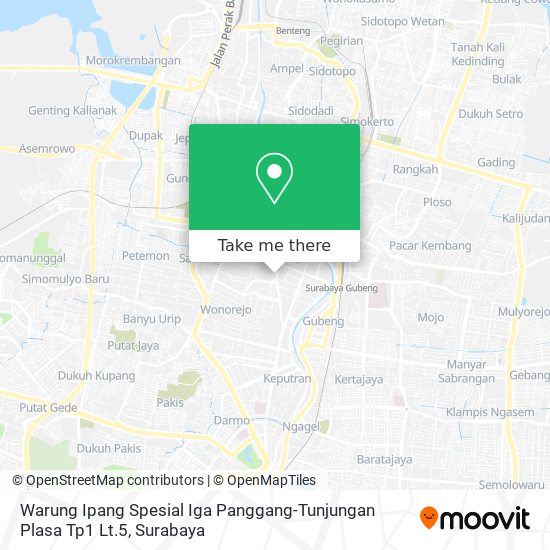 Warung Ipang Spesial Iga Panggang-Tunjungan Plasa Tp1 Lt.5 map