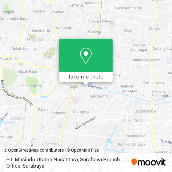 PT. Masindo Utama Nusantara, Surabaya Branch Office map