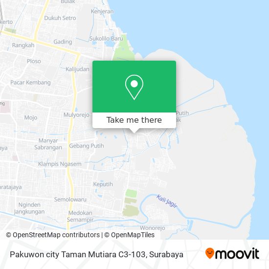 Pakuwon city Taman Mutiara C3-103 map