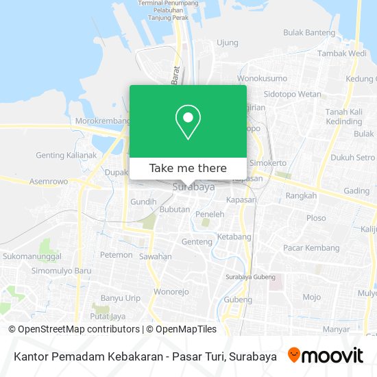 Kantor Pemadam Kebakaran - Pasar Turi map