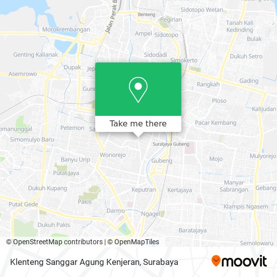 Klenteng Sanggar Agung Kenjeran map
