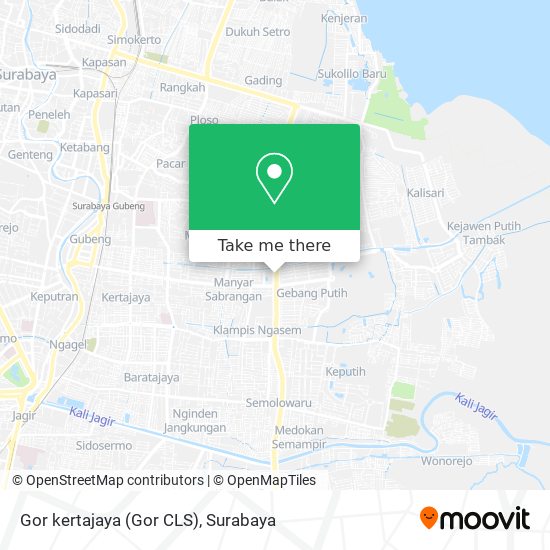 Gor kertajaya (Gor CLS) map