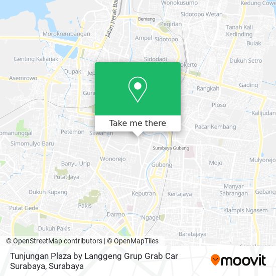 Tunjungan Plaza by Langgeng Grup Grab Car Surabaya map