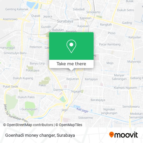 Goenhadi money changer map