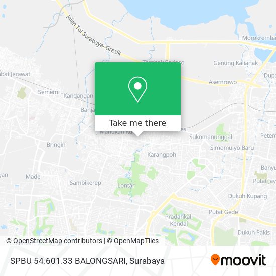 SPBU 54.601.33 BALONGSARI map