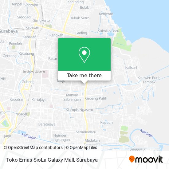 Toko Emas SioLa Galaxy Mall map