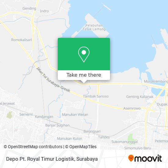 Depo Pt. Royal Timur Logistik map