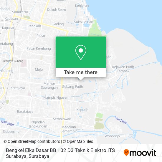 Bengkel Elka Dasar BB 102 D3 Teknik Elektro ITS Surabaya map