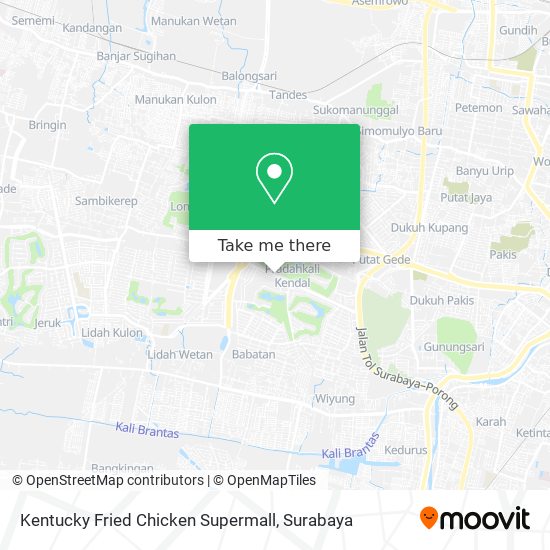 Kentucky Fried Chicken Supermall map