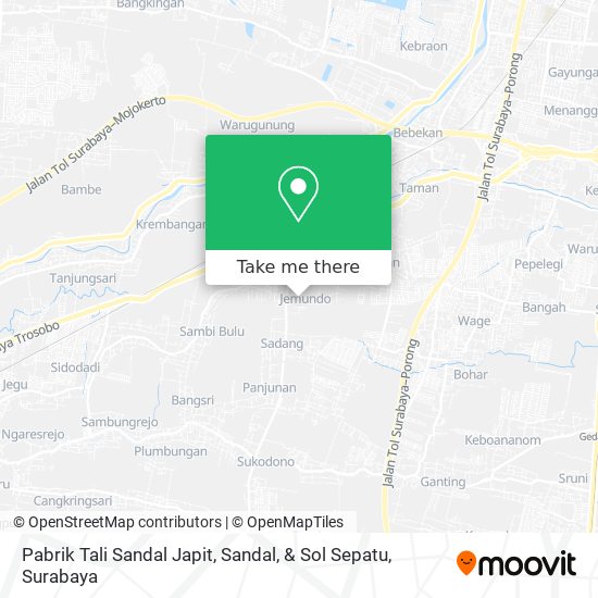 Pabrik Tali Sandal Japit, Sandal, & Sol Sepatu map