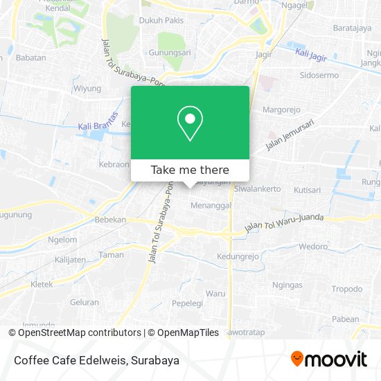 Coffee Cafe Edelweis map