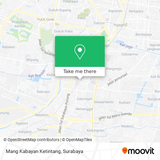 Mang Kabayan Ketintang map