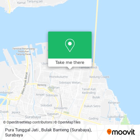 Pura Tunggal Jati , Bulak Banteng (Surabaya) map